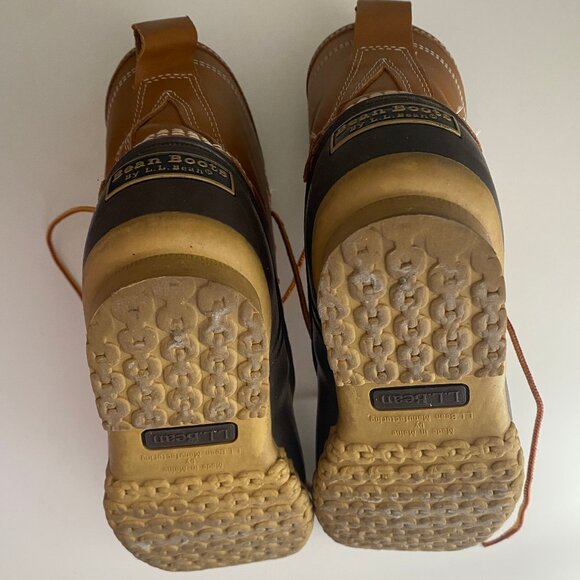 L.L. Bean Women's 8"Gore-Tex/Thinsulate Bean Boot in tan/brown, size 8 - Picture 10 of 15